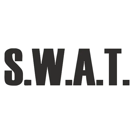 Виниловая наклейка S.W.A.T. на авто — тактический стиль