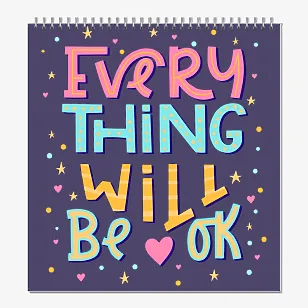 Позитивный настольный календарь с напутствием