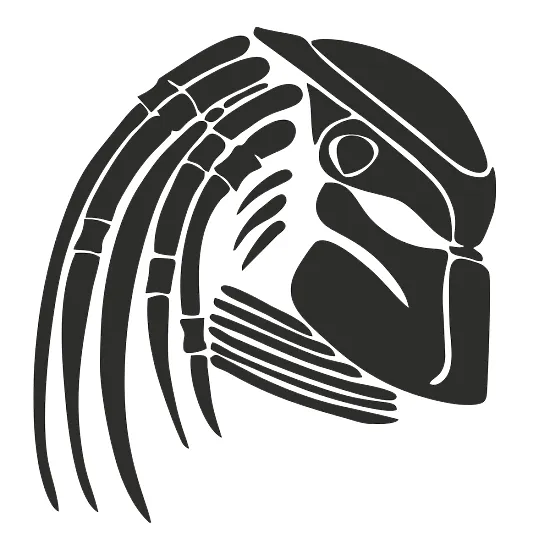Виниловая наклейка Хищник – Predator