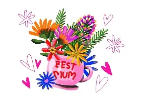 Шаблон кишенькового календаря «Мамина любов»