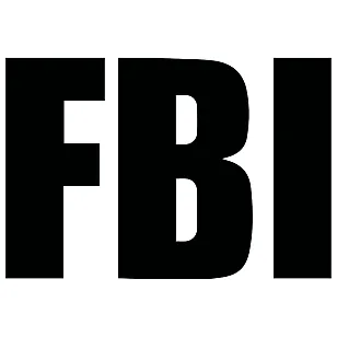 Виниловая наклейка «FBI» на автомобиль