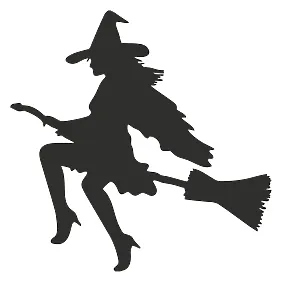 Вінілова наклейка — Відьма