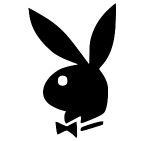 Виниловая наклейка на автомобиль — Эмблема Playboy (заяц)