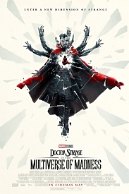 Купить яркий кино постер "Doctor Strange: Multiverse of Madness" с Бенедиктом Камбербэтчем для фанатов этого фильма
