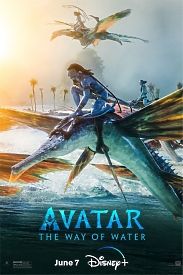  Захоплюючий постер кіносеріалу "Avatar: Шлях води" - дивовижний світ і атмосфера касового фільму у яскравій прикрасі для інтер'єру.