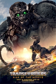 Купити постер "Трансформери: Rise of the Beasts" з Optimus Primal горилою на постері - Час Звіроботів з Оптимусом Праймом, Бамблбі, Арсі, Міражем, Уилджеком та іншими