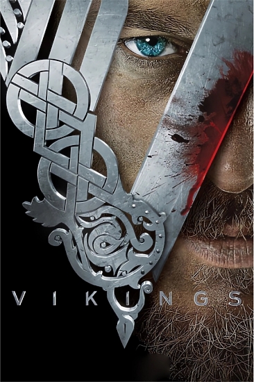 Постер "The Final Season Vikings" - Бородатий вікінг з мечем