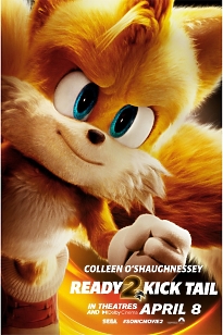 Купити яскравий золотий постер Майлз «Тейлз» Прауер з Sonic the Hedgehog 2 - захоплюючі пригоди їжака Соніка та його друзів