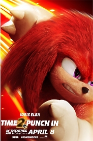 Купить яркий красный постер Ехидна Наклз из Sonic the Hedgehog 2 - захватывающие приключения ежа Соника и его друзей