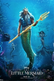 Купити постер з "Русалонька" (The Little Mermaid) - Тритон з тризубом, актор Хав'єр Бардем