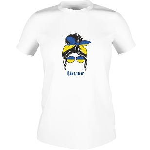  Патриотический принт на футболку "Украина"