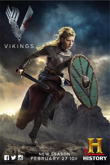 Постер кіносеріалу "Вікінги: Вальгалла" - Кетрін Винник (Бірка), військовий воїн з серіалу Netflix