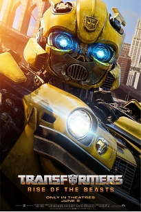 Купить постер "Трансформеры: Время Звероботов" с желтым роботом трансформером