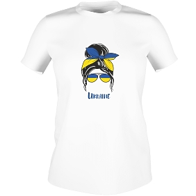 Патріотичний принт на футболку "Україна"