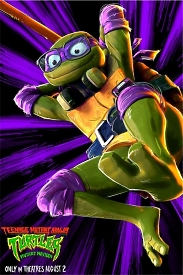 Купить крутой яркий постер из мультфильма "Teenage Mutant Ninja Turtles: Mutant Mayhem"