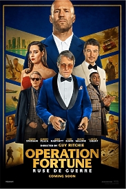  Купити золото-блакитний постер фільму "Operation Fortune: Ruse de guerre" з Джейсоном Стейтемом