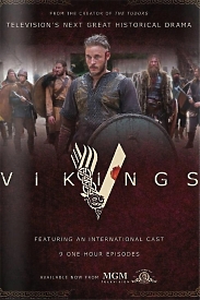 Постер киносериала "Викинги": Эпическая историческая драма 2 сезон для украшения вашего интерьера.