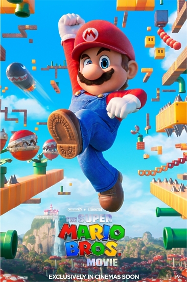 Купити крутий яскравий постер з мультфільму "Брати Супер Маріо Mario Bros."
